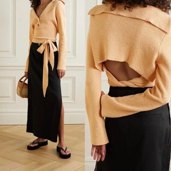 Nanushka Sweaters - Nanushka Rosalie Open-Back Sweater